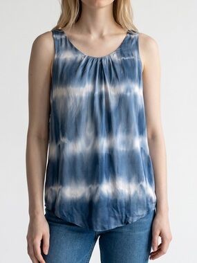 Keysha Italian Silk blend Tank Top